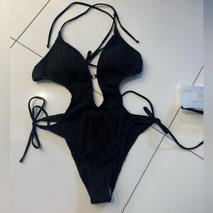 Black bathing suit